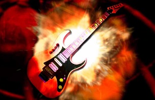 Adolescentes e baladas Guitarra-música