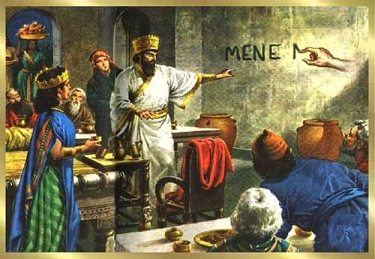 Belsazar e a escritura na parede Belsazar e a escritura na parede