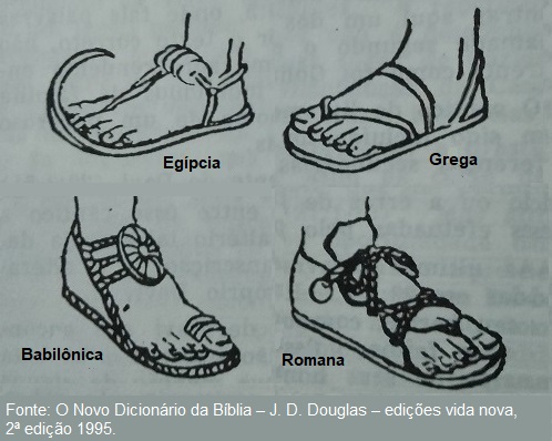 Tipos de sandália nos tempos bíblicos
